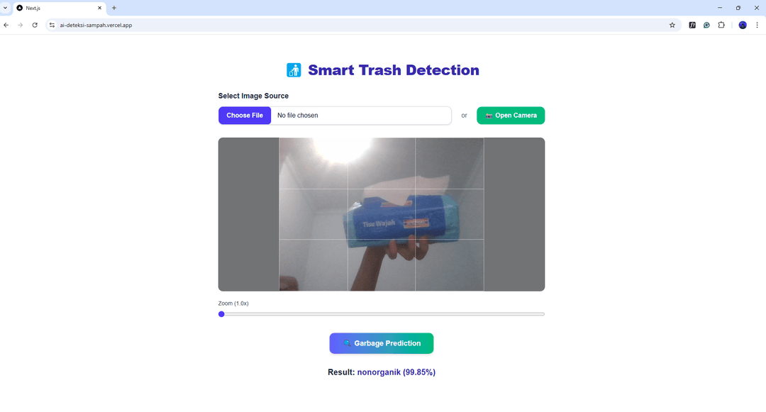 Smart Trash Detection